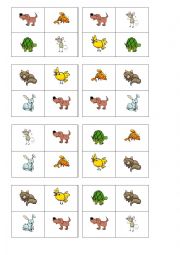 English Worksheet: Bingo Pets