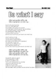 English Worksheet: Clawfinger - Do what I Say