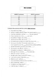 object pronouns