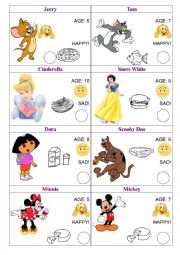 English Worksheet: Introductions and favourites I