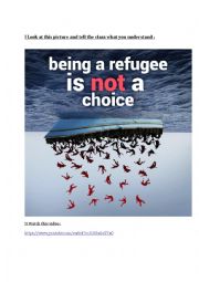 English Worksheet: refugees