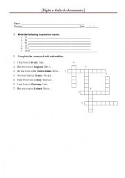 English Worksheet: Basic English test