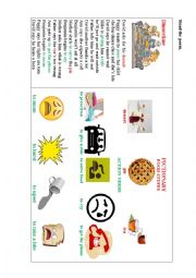 English Worksheet: DINNERTIME (a poem)