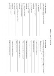 English Worksheet: Reported Speech: questions