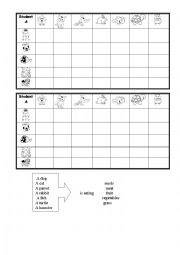 English Worksheet: Animal battleships