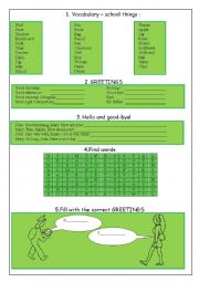 English Worksheet: Vocabulary