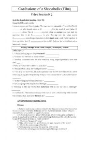 English Worksheet: Confession of a Shopaholic (movie)