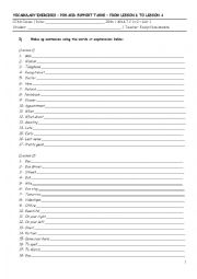 English Worksheet: Review of verb to be