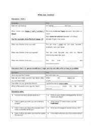 English Worksheet: Emotion