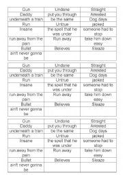 English Worksheet: Womens Rights - class on reported speech (warm up competition)