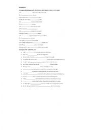 English Worksheet: QUANTIFIERS
