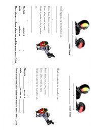 English Worksheet: Comparative - Daft Punk Harder, Better, Faster, Stronger