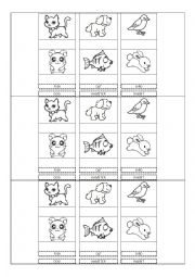 English Worksheet: Pets