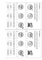 English Worksheet: Emotions