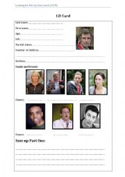 English Worksheet: Looking for eric part 1