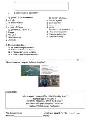 English Worksheet: the last game