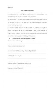English Worksheet: welcome onboard