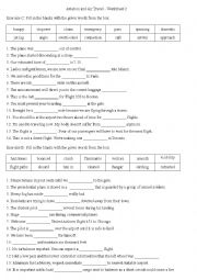 Aviation and Air Travel - Worksheet 2