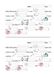 English Worksheet: A Picture Story