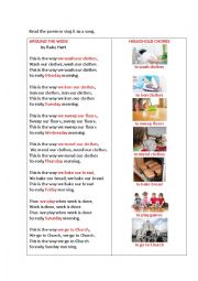 English Worksheet: THIS IS THE WAY ( a poem/a song)