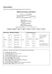 English Worksheet: Simple present