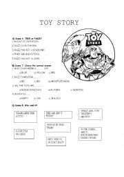 English Worksheet: Toy story 1