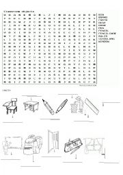 English Worksheet: Classroom Object