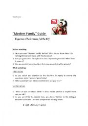 English Worksheet: Modern Family - Learning vowels /u/ /u:/