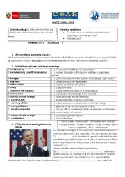 English Worksheet: Obamas speech