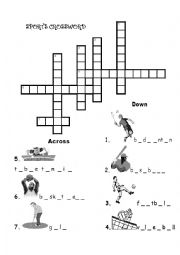 SPORTS CROSSWORD