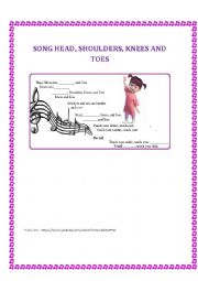 English Worksheet: Song 