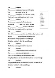 English Worksheet: The Case Continues