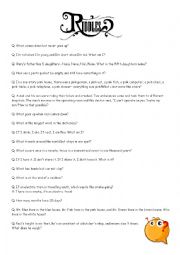 English Worksheet: Riddles with answers