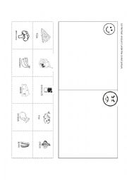 English Worksheet: likes and dislikes