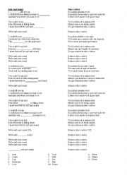 English Worksheet: Song: Safe and Sound