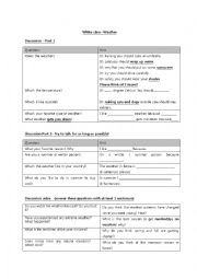 English Worksheet: Weather