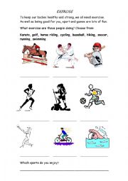 Types of Exercise