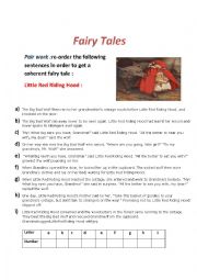 English Worksheet: Fairy Tales