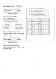 English Worksheet: Song: Nothing else matters