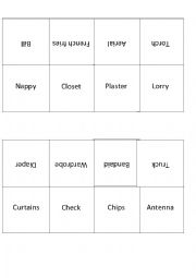 English Worksheet: Dominoes
