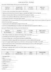 Aviation and Air Travel - Worksheet 3