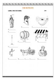 English Worksheet: The Romans