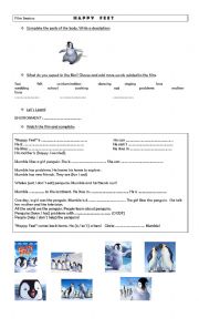 Activities for the film Happy Feet