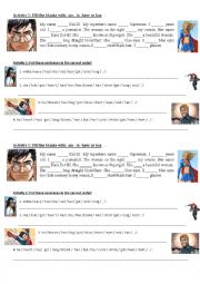 English Worksheet: Superheroes: Be or Have physical description
