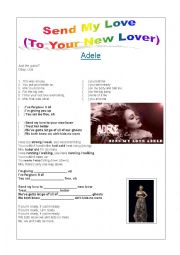 English Worksheet: Send my love - Adele
