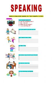 English Worksheet: SPEAKING PART 3