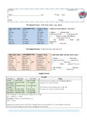 English Worksheet: The simple present and the frequency adverbs