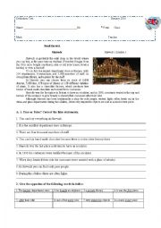 English Worksheet: Test about shopping