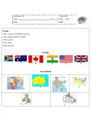 English Worksheet: Cultural worksheet