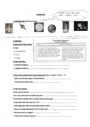 English Worksheet: Solar system